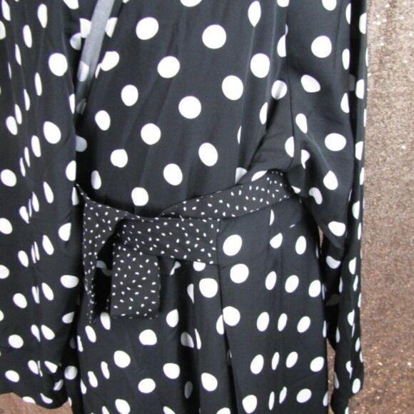 NWT BloomChic polka dot wrap dress 28 / 5X - Picture 7 of 12